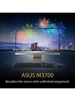 Asus M3700 All-in-One Desktop PC - 27in FHD, AMD Ryzen 5, 8GB RAM, 512GB SSD - White -NARA Computer Shop VNNZM SQ4 0000000013 WHITE SLd