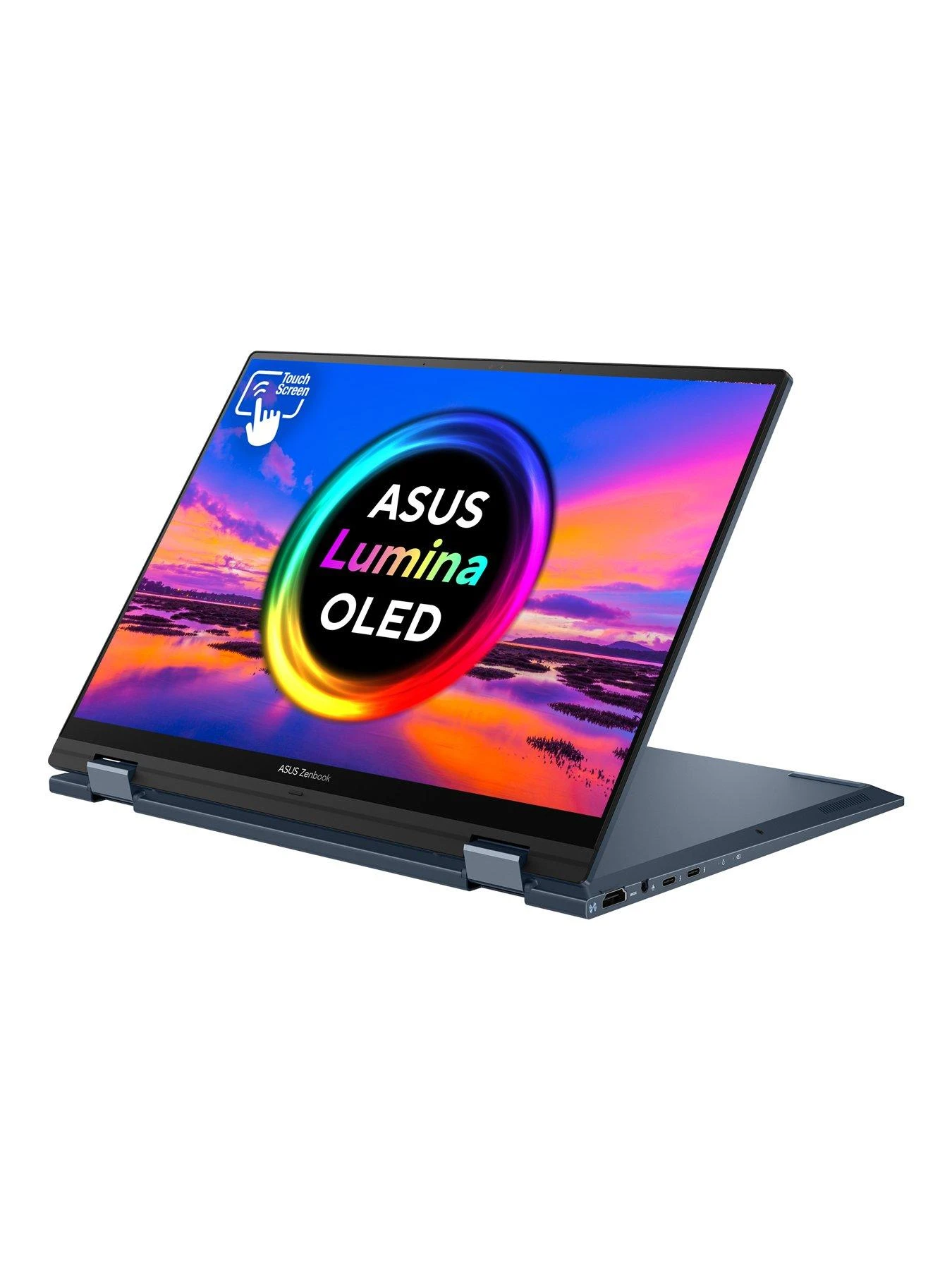 Asus Zenbook 14 Flip OLED Laptop - 14in 2.8K Touchscreen, Intel Core I7, 16GB RAM, 512GB SSD, UP3404VA-KN117W - Blue 6 Asus Zenbook 14 Flip OLED Laptop - 14in 2.8K Touchscreen, Intel Core I7, 16GB RAM, 512GB SSD, UP3404VA-KN117W - Blue - Image 4