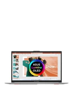 Asus Vivobook Go 15 OLED Laptop - 15.6in FHD, AMD Ryzen 5, 8GB RAM, 256GB SSD, E1504FA-L1669W, with Optional Microsoft 365 Family (1 Year) - Silver -NARA Computer Shop VNO0U SQ2 0000000035 SILVER SLb