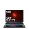 Acer Nitro 16 Laptop - 16in QHD+ 165Hz, RTX 4070, AMD Ryzen 7, 16GB RAM, 1TB PCIe NVMe SSD