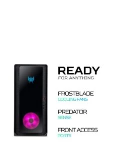 Acer Predator Orion 3000 Gaming Desktop - GeForce RTX 4060, Intel Core I5, 16GB RAM, 1TB SSD -NARA Computer Shop VNT2U SQ3 0000000004 BLACK SLa