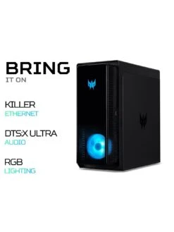 Acer Predator Orion 3000 Gaming Desktop - GeForce RTX 4060, Intel Core I5, 16GB RAM, 1TB SSD -NARA Computer Shop VNT2U SQ4 0000000004 BLACK SLd