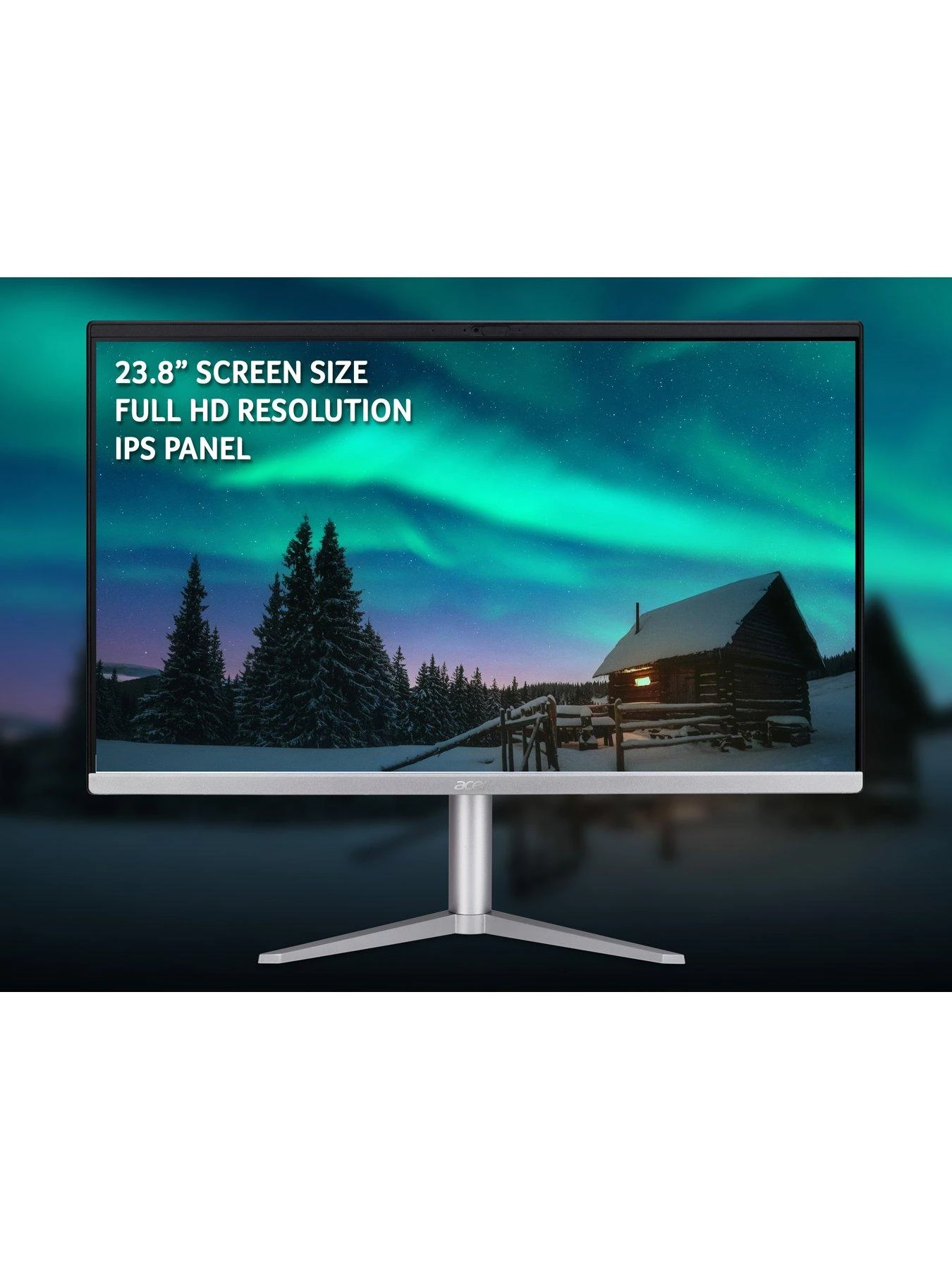 Acer Aspire C24-1300 All-in-One Desktop PC - 23.8in FHD, AMD Ryzen 5 7520U, 8GB RAM, 512GB SSD 6 Acer Aspire C24-1300 All-in-One Desktop PC - 23.8in FHD, AMD Ryzen 5 7520U, 8GB RAM, 512GB SSD - Image 4