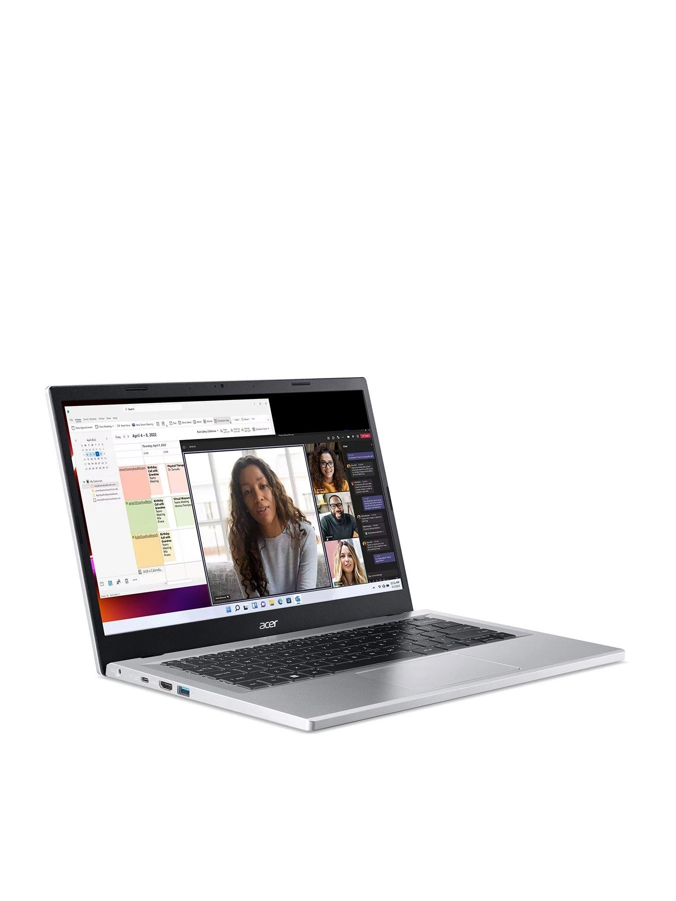 Acer Aspire 3 Laptop - 14in FHD, AMD Ryzen 3, 8GB RAM, 128GB SSD, with Optional Microsoft 365 Family (1 Year) 4 Acer Aspire 3 Laptop - 14in FHD, AMD Ryzen 3, 8GB RAM, 128GB SSD, with Optional Microsoft 365 Family (1 Year) - Image 2