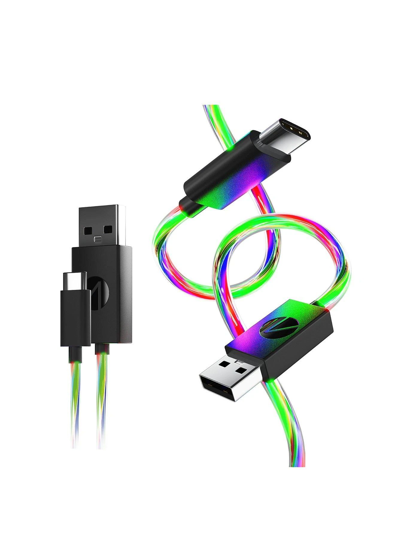 Stealth Light Up Charging Cables Multiformat - 2m Twin Pack 3 Stealth Light Up Charging Cables Multiformat - 2m Twin Pack