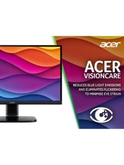 Acer KA242YHbi 24-inch Monitor - VA Panel, FHD, 4ms, 100Hz, FreeSync, HDMI, VGA -NARA Computer Shop VNT4V SQ6 0000000004 BLACK SLd2