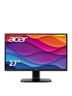 Acer KA272Ebi 27-inch Monitor - IPS Panel, FHD, 4ms, 100Hz, FreeSync, HDMI, VGA