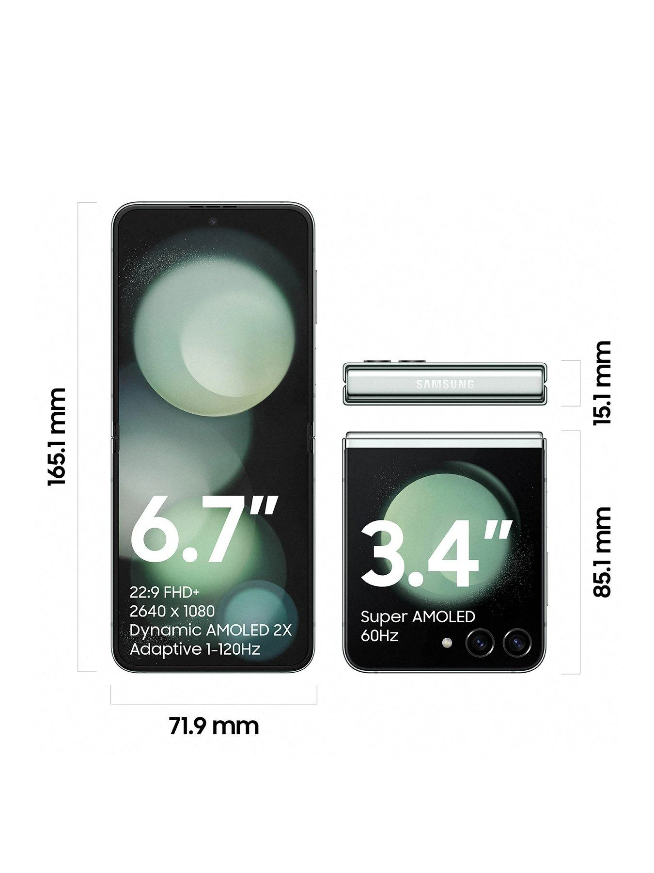 Samsung Galaxy Z Flip 5 - 256GB - Mint 5 Samsung Galaxy Z Flip 5 - 256GB - Mint - Image 3