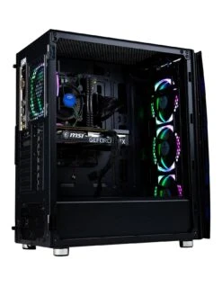 Cyberpower Kira Gaming PC - RTX 4060, Intel Core I5 12400F, 16GB RAM, 1TB M.2 NVME SSD -NARA Computer Shop VO3ZU SQ3 0000000004 BLACK SLa