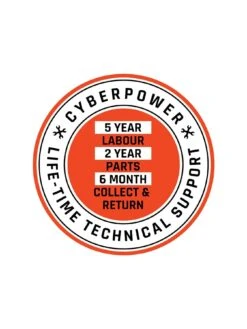 Cyberpower Kira Gaming PC - RTX 4060, Intel Core I5 12400F, 16GB RAM, 1TB M.2 NVME SSD -NARA Computer Shop VO3ZU SQ7 0000000004 BLACK SLd3