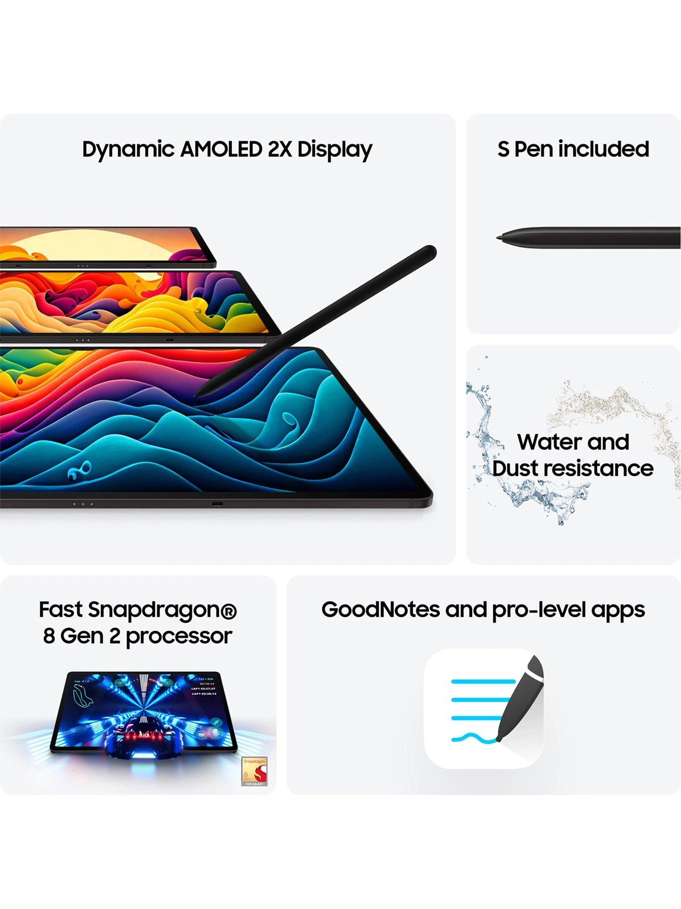 Samsung Galaxy Tab S9+ 12.4" WiFi 256GB - Graphite 6 Samsung Galaxy Tab S9+ 12.4" WiFi 256GB - Graphite - Image 4