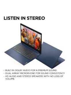 Lenovo IdeaPad Slim 3, Intel Core I3, 4GB RAM 128GB SSD, 15in Full HD Laptop - Blue -NARA Computer Shop VO4PT SQ5 0000000020 BLUE SLd1