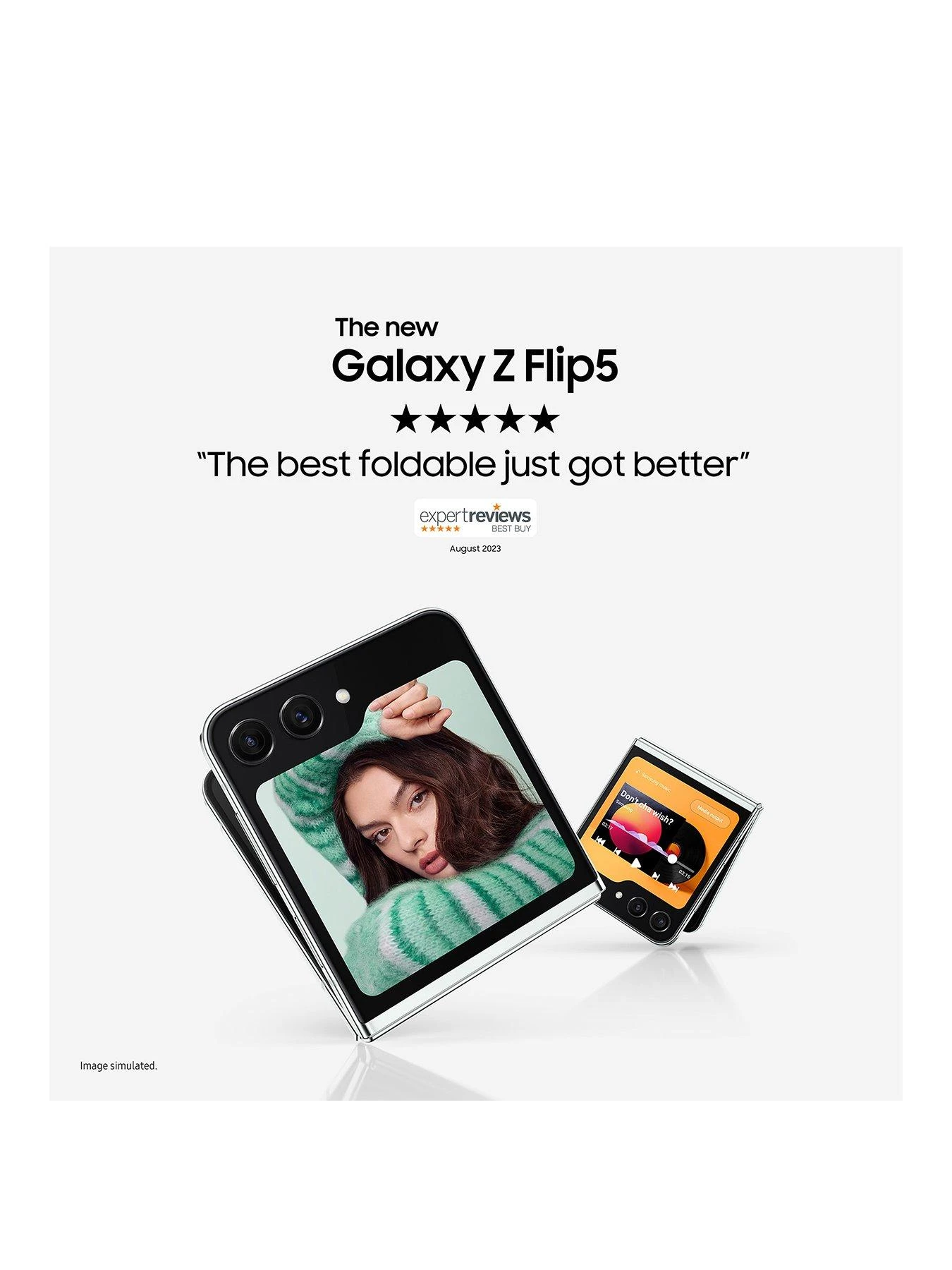 Samsung Galaxy Z Flip 5 - 256GB - Graphite With Watch 6 40mm Graphite 4 Samsung Galaxy Z Flip 5 - 256GB - Graphite With Watch 6 40mm Graphite - Image 2