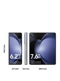 Samsung Galaxy Z Fold 5 - 256GB - Icy Blue With Buds2 Pro Black -NARA Computer Shop VO7HD SQ3 0000000749 ICE BLUE SLa