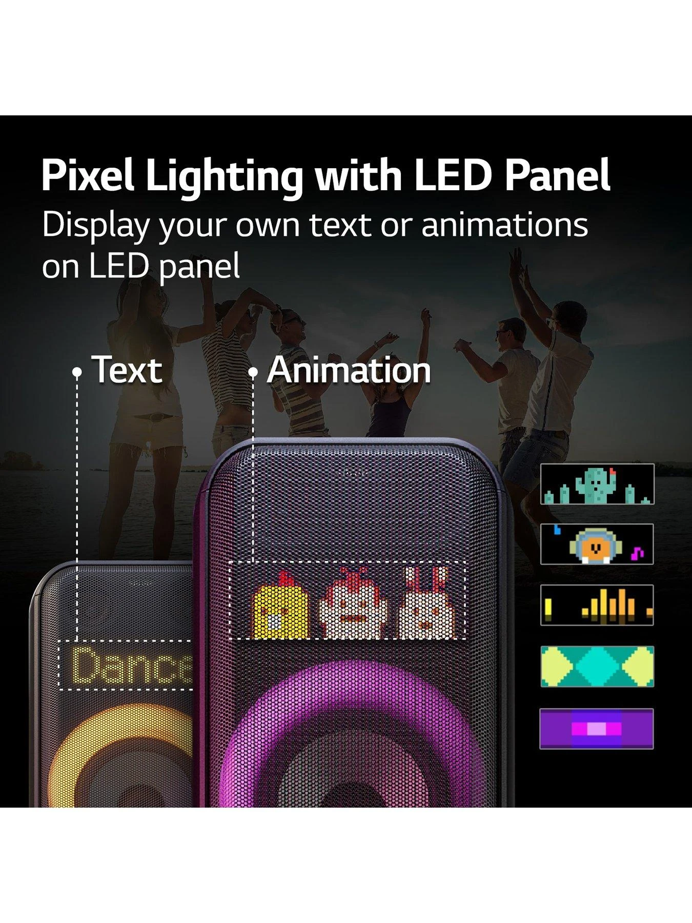 LG XBOOM XL7S Party Speaker With Customisable LED Display And Party Lighting 8 LG XBOOM XL7S Party Speaker With Customisable LED Display And Party Lighting - Image 6