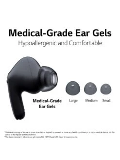 LG TONE Free UFP9 Plug And Wireless True Wireless Bluetooth UVnano Earbuds -NARA Computer Shop VONKM SQ4 0000000004 BLACK SLd