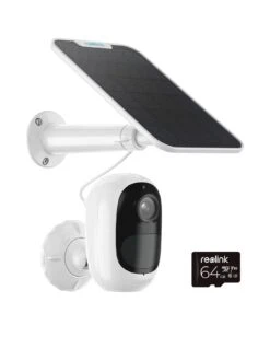 Reolink Argus 3MP 2E Battery & Solar Cam Kit + 64GB SD Card