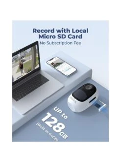 Reolink Argus 3MP 2E Battery & Solar Cam Kit + 64GB SD Card -NARA Computer Shop VOOJB SQ5 0000000013 WHITE SLd1