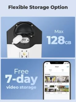 Reolink Duo 2 6MP Dual-Lens WiFi Security Camera - Battery & Solar + 64GB SD Card -NARA Computer Shop VOOJE SQ6 0000000013 WHITE SLd2