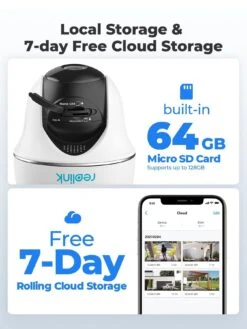 Reolink GO PT 4G LTE 2K PT Battery & Solar Kit +64GB SD CARD +SIM -NARA Computer Shop VOOJH SQ6 0000000013 WHITE SLd2