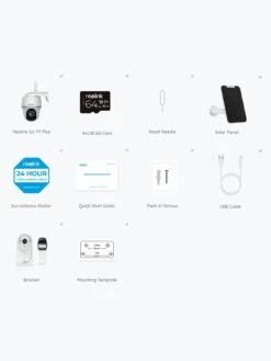 Reolink GO PT 4G LTE 2K PT Battery & Solar Kit +64GB SD CARD +SIM -NARA Computer Shop VOOJH SQ7 0000000013 WHITE SLd3