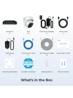 Reolink 10MP NVR Kit 8ch 4 X Dome Cameras & 2TB Storage -NARA Computer Shop VOOJM SQ7 0000000013 WHITE SLd3