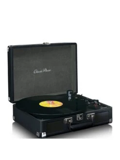 Lenco TT-115BK Retro Turntable With Bluetooth, USB Play/encode, Aux - Black -NARA Computer Shop VOREL SQ2 0000000004 BLACK SLb