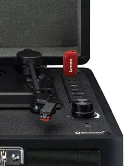 Lenco TT-115BK Retro Turntable With Bluetooth, USB Play/encode, Aux - Black -NARA Computer Shop VOREL SQ5 0000000004 BLACK SLd1