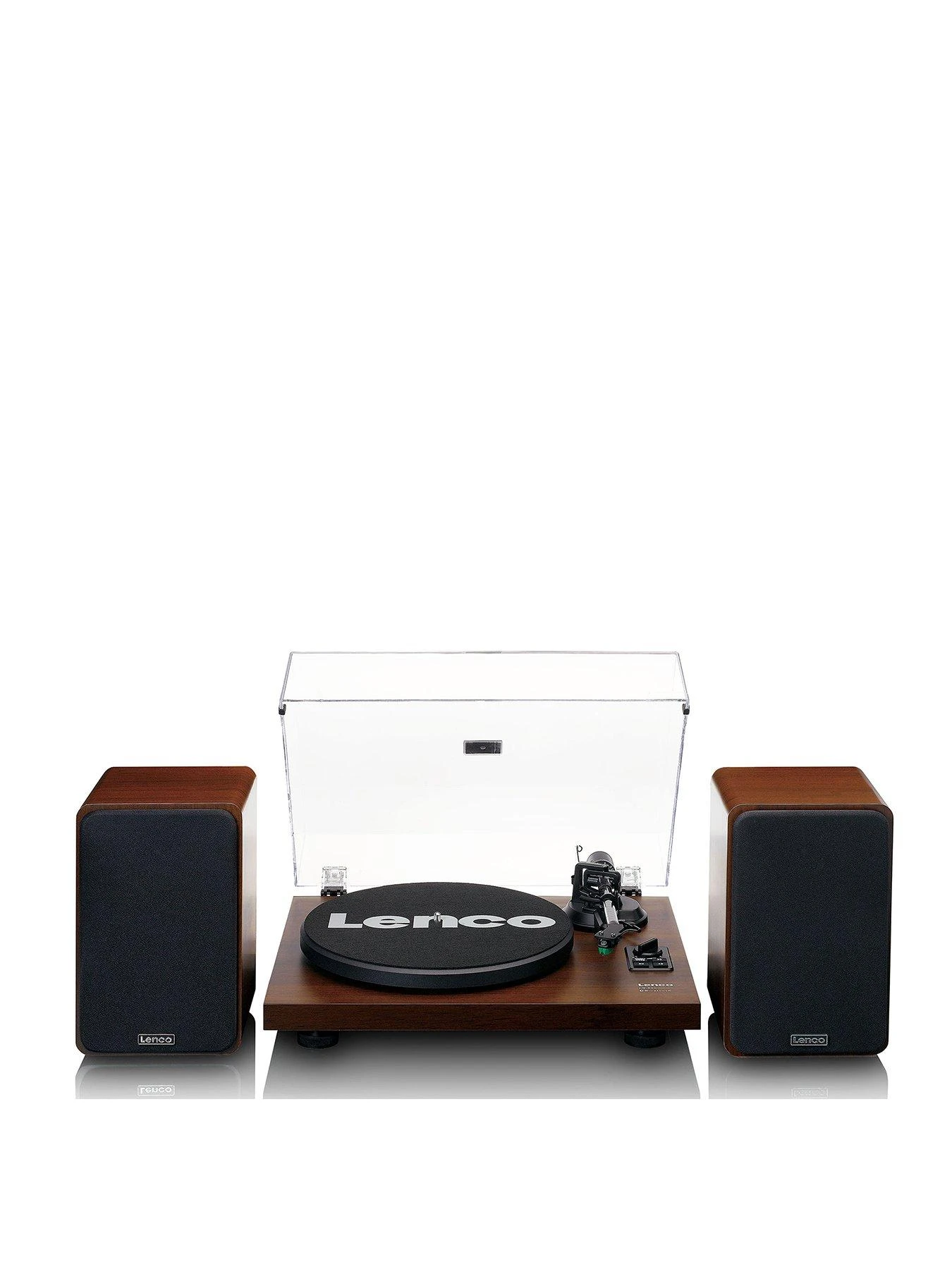 Lenco LS-600WA Turntable With 2x 30W Speakers, Bluetooth, AT-VM95E Cartridge 3 Lenco LS-600WA Turntable With 2x 30W Speakers, Bluetooth, AT-VM95E Cartridge