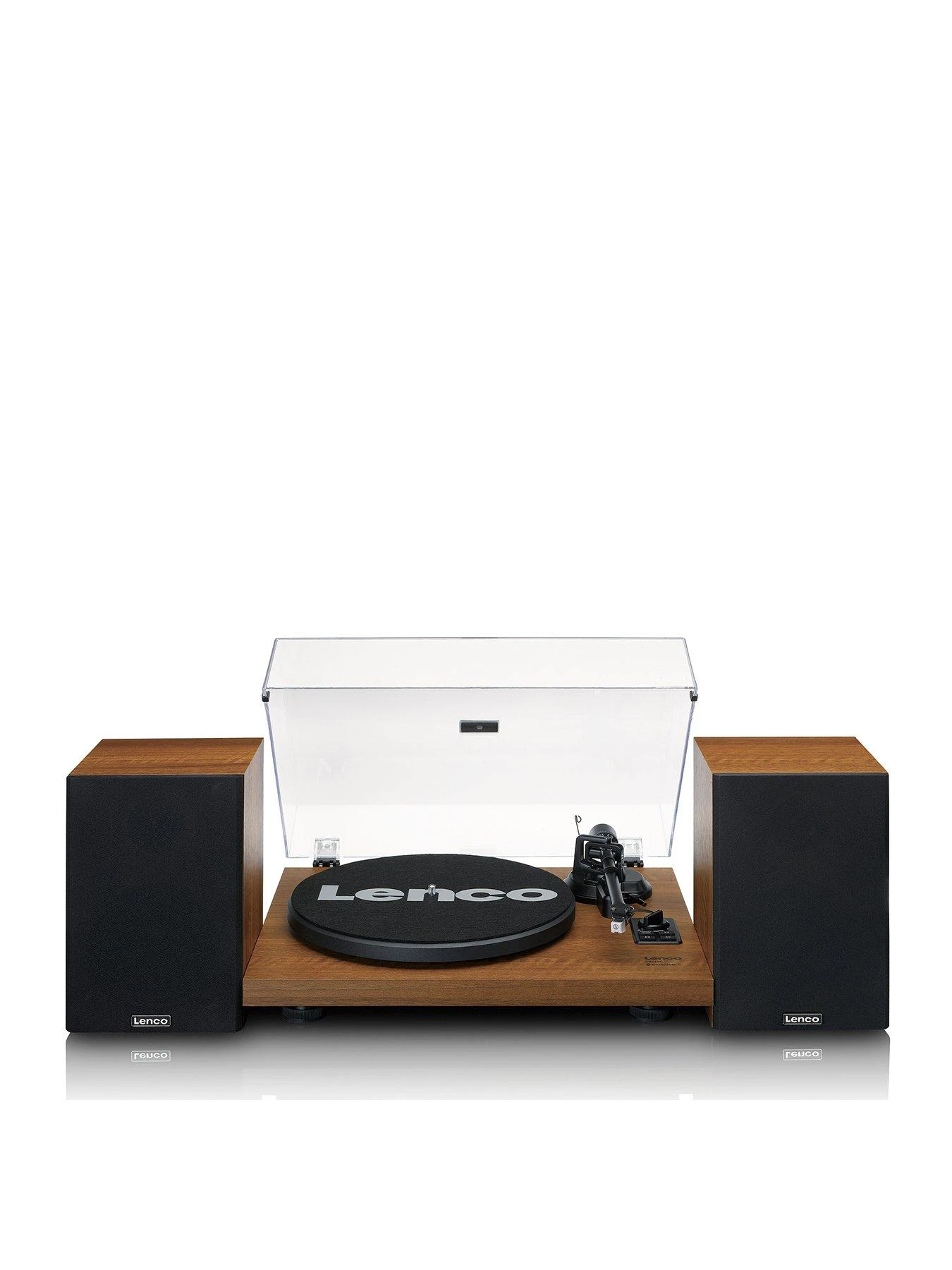 Lenco LS-480WD Turntable With Bluetooth And External Speakers - Wood 3 Lenco LS-480WD Turntable With Bluetooth And External Speakers - Wood