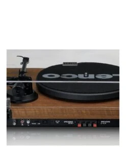 Lenco LS-480WD Turntable With Bluetooth And External Speakers - Wood 10 Lenco LS-480WD Turntable With Bluetooth And External Speakers - Wood -NARA Computer Shop VORFN SQ3 0000000094 WOOD SLa
