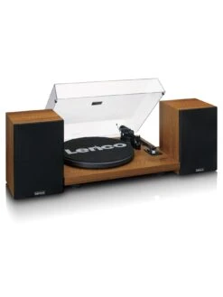 Lenco LS-480WD Turntable With Bluetooth And External Speakers - Wood 11 Lenco LS-480WD Turntable With Bluetooth And External Speakers - Wood -NARA Computer Shop VORFN SQ4 0000000094 WOOD SLd