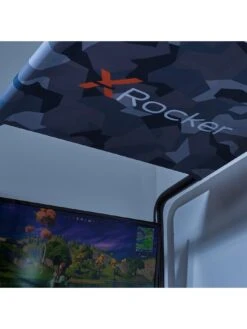 X Rocker Contra Mid-Sleeper Reversible Gaming Bunk Bed -NARA Computer Shop VOXO6 SQ6 0000000004 BLACK SLd3