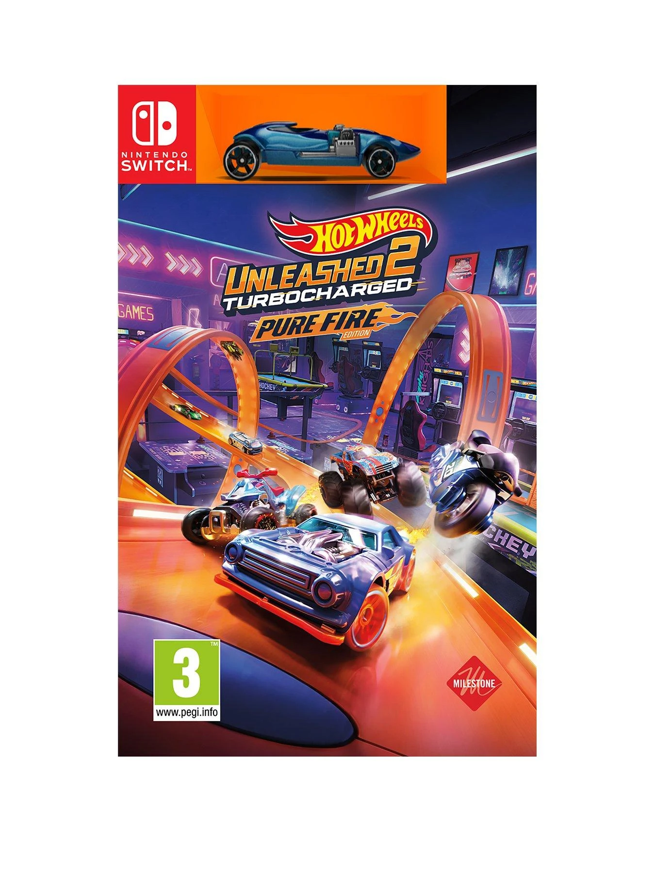 Nintendo Switch Hot Wheels Unleashed 2 Turbocharged - Pure Fire Edition 3 Nintendo Switch Hot Wheels Unleashed 2 Turbocharged - Pure Fire Edition