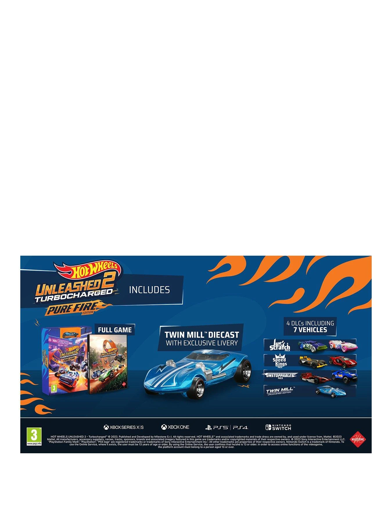 Nintendo Switch Hot Wheels Unleashed 2 Turbocharged - Pure Fire Edition 4 Nintendo Switch Hot Wheels Unleashed 2 Turbocharged - Pure Fire Edition - Image 2