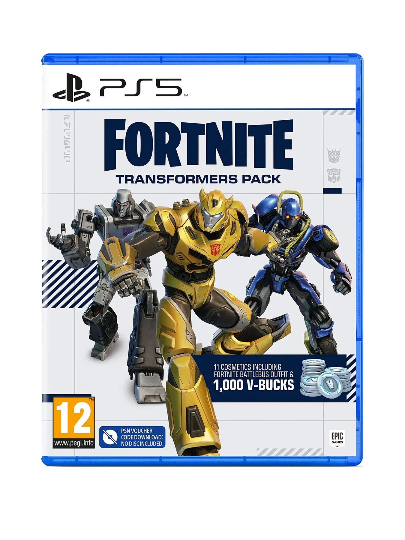 PlayStation 5 Fortnite: Transformers Pack 3 PlayStation 5 Fortnite: Transformers Pack