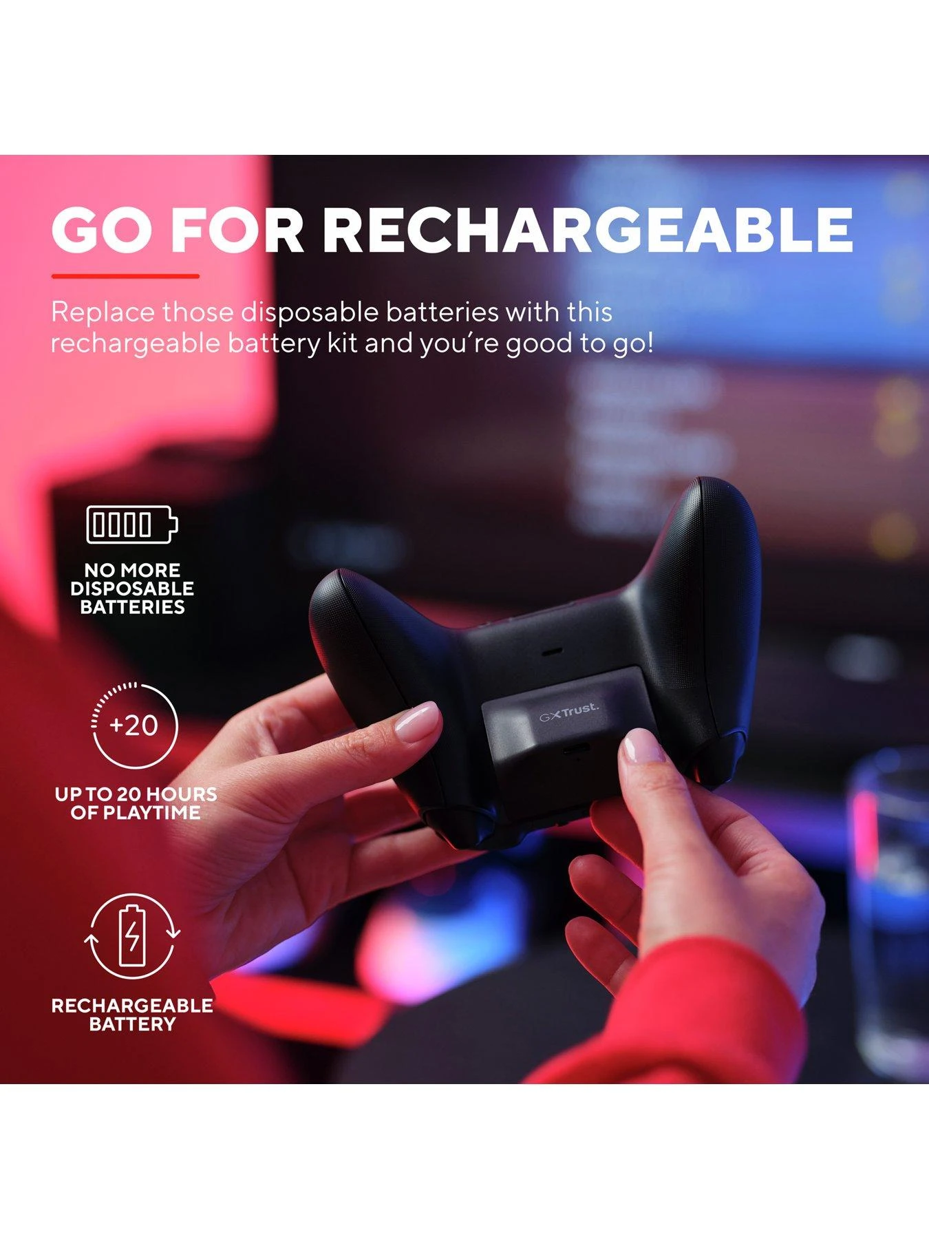 Trust GXT 246 Avado Xbox Play & Charge Kit 6 Trust GXT 246 Avado Xbox Play & Charge Kit - Image 4