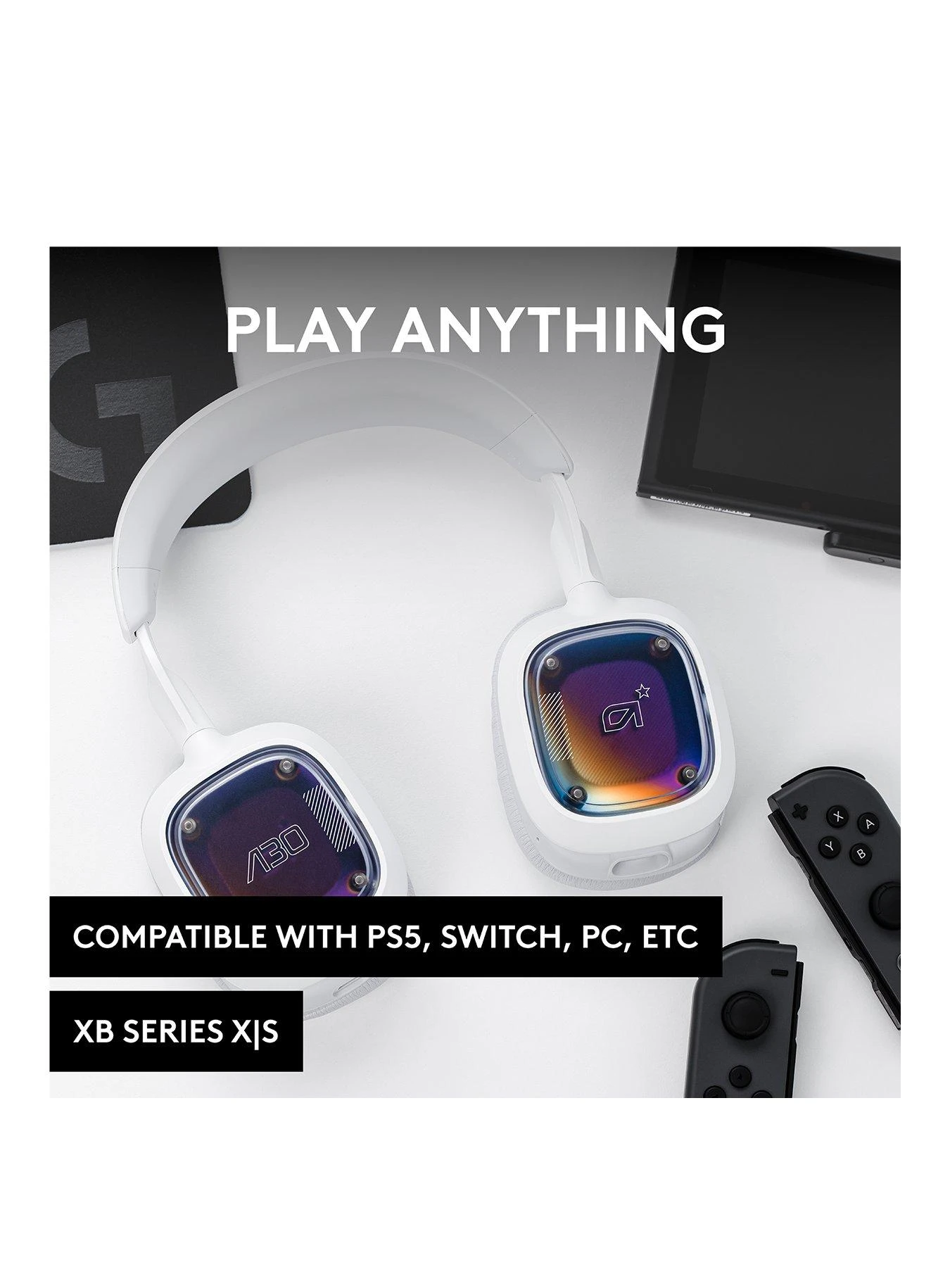 LogitechG Logitech G Astro A30 Universal Wireless Gaming Headset (White) - Playstation, Nintendo Switch, PC, Android 4 LogitechG Logitech G Astro A30 Universal Wireless Gaming Headset (White) - Playstation, Nintendo Switch, PC, Android - Image 2