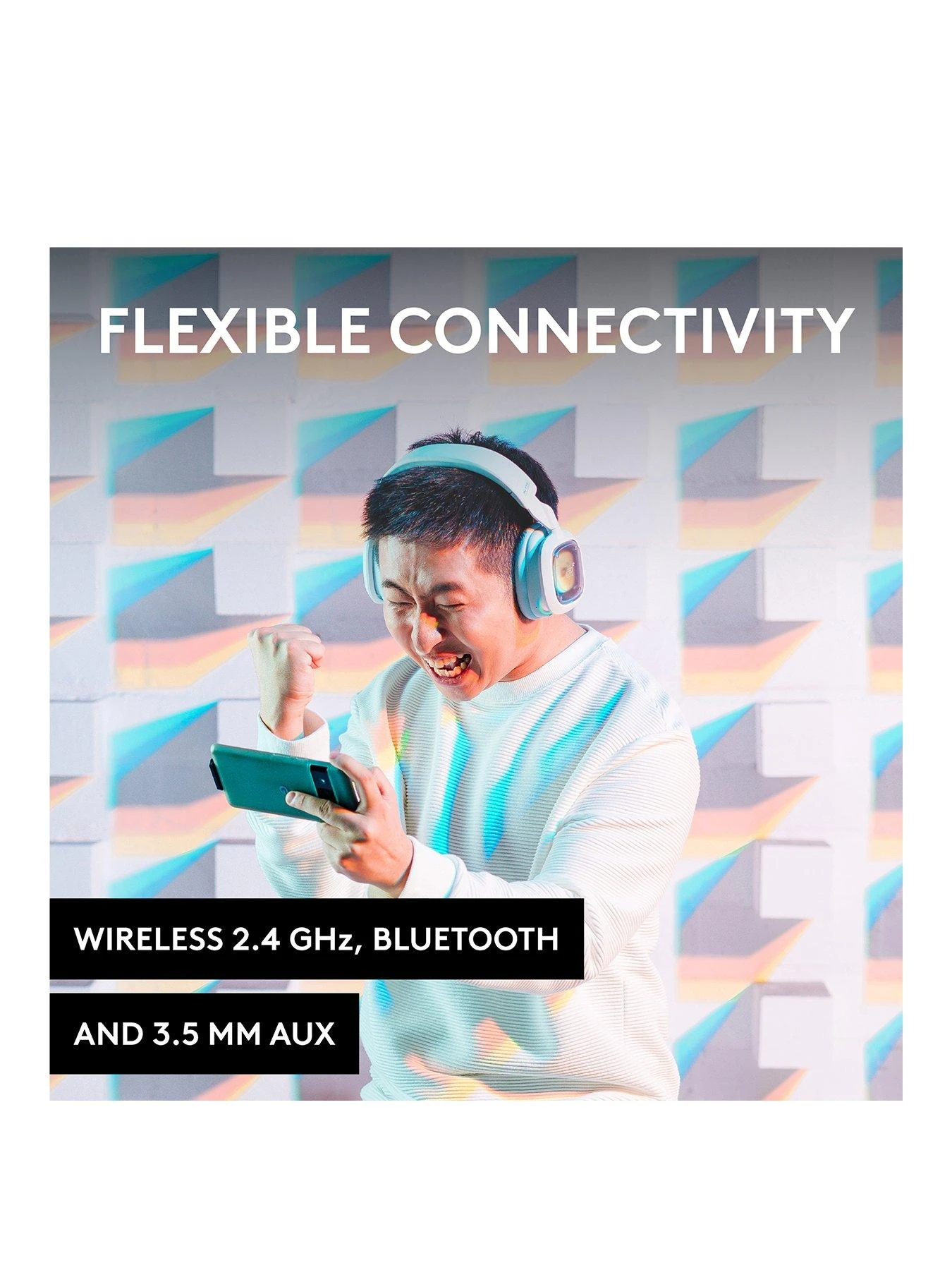 LogitechG Logitech G Astro A30 Universal Wireless Gaming Headset (White) - Playstation, Nintendo Switch, PC, Android 5 LogitechG Logitech G Astro A30 Universal Wireless Gaming Headset (White) - Playstation, Nintendo Switch, PC, Android - Image 3