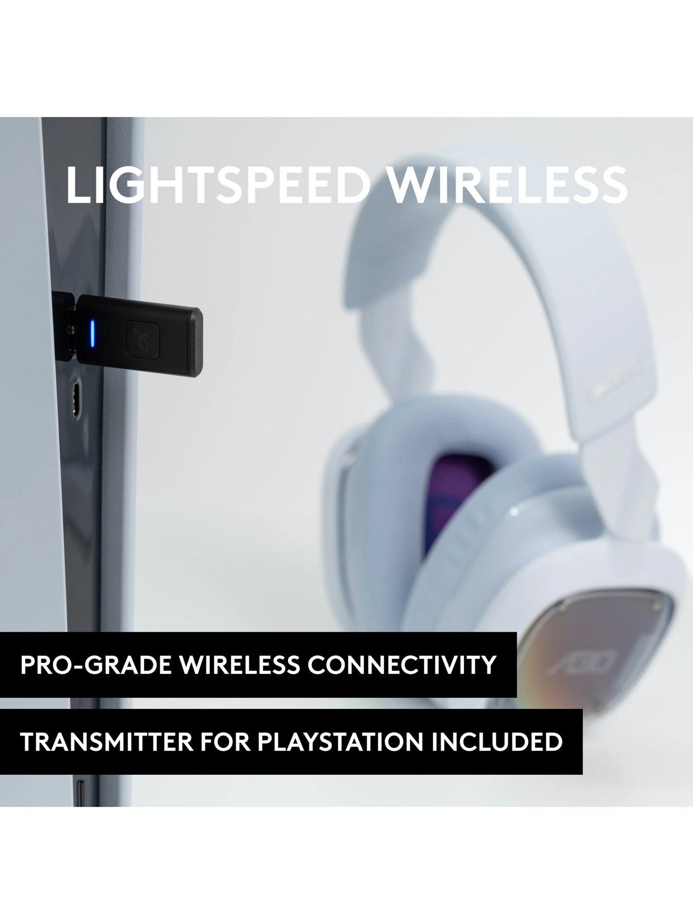 LogitechG Logitech G Astro A30 Universal Wireless Gaming Headset (White) - Playstation, Nintendo Switch, PC, Android 6 LogitechG Logitech G Astro A30 Universal Wireless Gaming Headset (White) - Playstation, Nintendo Switch, PC, Android - Image 4