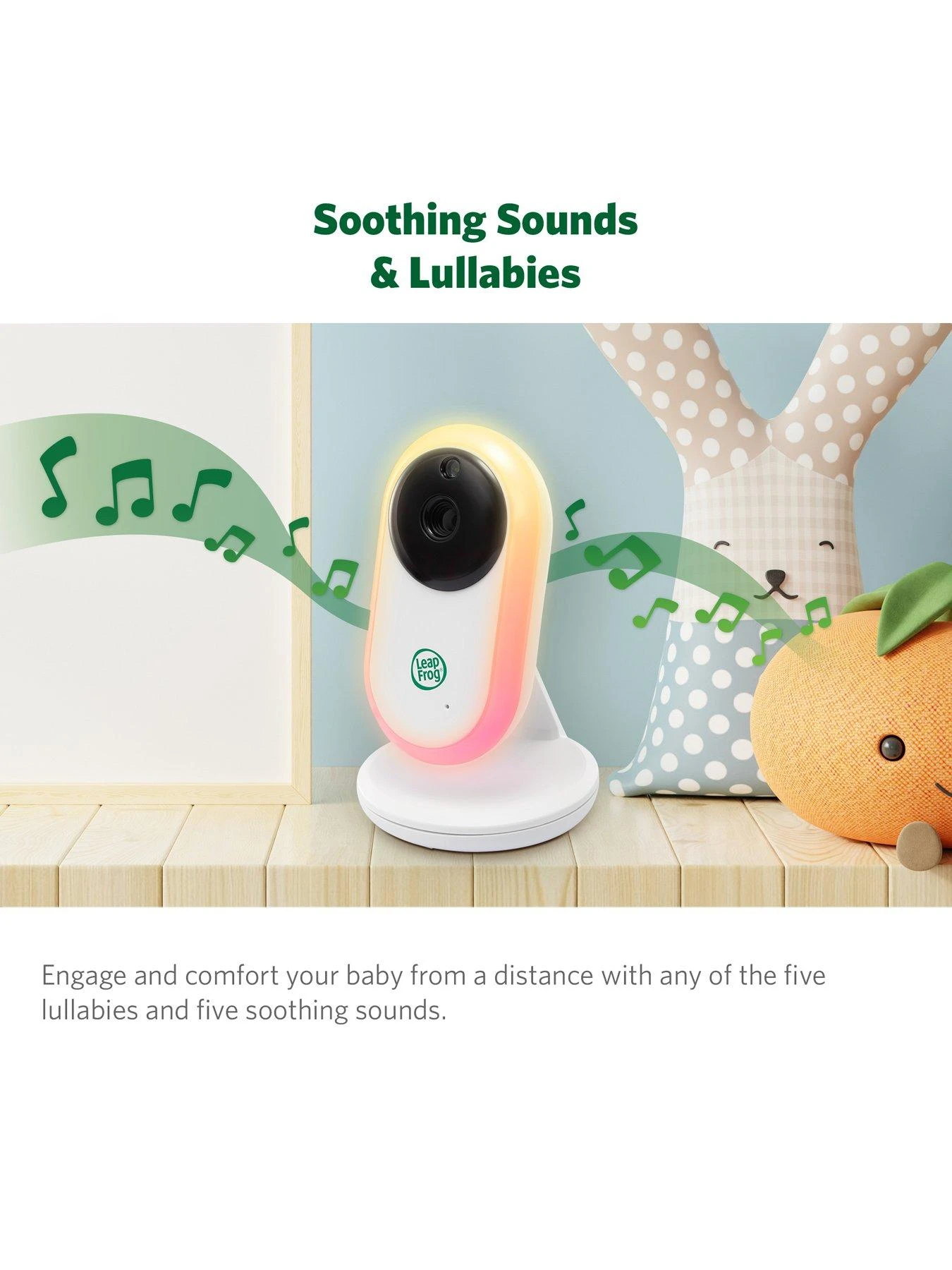 LeapFrog LF2413 2.8 Inch Video Baby Monitor 7 LeapFrog LF2413 2.8 Inch Video Baby Monitor - Image 5