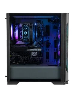 PCSpecialist Cypher G60S RTX 4060 Intel Core I5 16GB RAM 1TB Fast SSD Storage Gaming Desktop -NARA Computer Shop VP5F3 SQ2 0000000004 BLACK SLb
