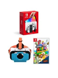Nintendo Switch OLED White + VR Switch Headset + Pick Your Game! -NARA Computer Shop VP6GI SQ3 0000000013 WHITE SLa