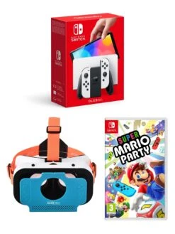 Nintendo Switch OLED White + VR Switch Headset + Pick Your Game! -NARA Computer Shop VP6GI SQ5 0000000013 WHITE SLd1