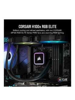 H100X RGB Liquid Cooler -NARA Computer Shop VPATV SQ2 0000000004 BLACK SLb