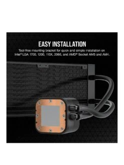 H100X RGB Liquid Cooler -NARA Computer Shop VPATV SQ3 0000000004 BLACK SLa