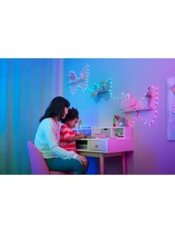 Twinkly Candies 200L 7MM Heart Shape RGB Lens Light String, 6cm Lamp Spacing, BT+WiFi, IP20 - USB-C Powered -NARA Computer Shop VPRWB SQ5 0000000029 MULTI SLd3