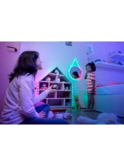 Twinkly Candies 200L 7MM Heart Shape RGB Lens Light String, 6cm Lamp Spacing, BT+WiFi, IP20 - USB-C Powered -NARA Computer Shop VPRWB SQ6 0000000029 MULTI SLd4