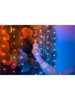 Twinkly Candies 200L 8MM Pearl Shape RGB Lens Light String, 6cm Lamp Spacing, BT+WiFi, IP20 - USB-C Powered -NARA Computer Shop VPRWD SQ4 0000000029 MULTI SLd2