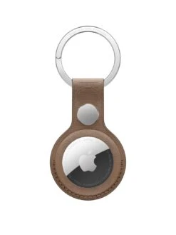 Apple AirTag FineWoven Key Ring - Taupe (AirTag Not Included)